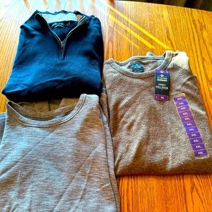 Men’s 2XL long sleeve bundle. New, with and without tags.